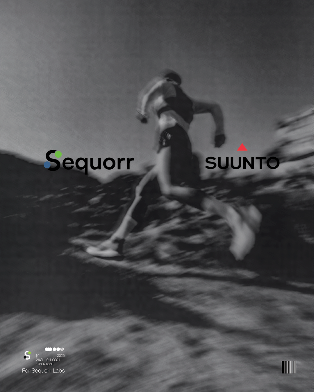 A run recorded on a Suunto watch syncing into Sequorr